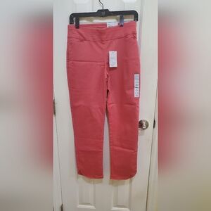Croft and Barrow Effortless Stretch capris pink 4